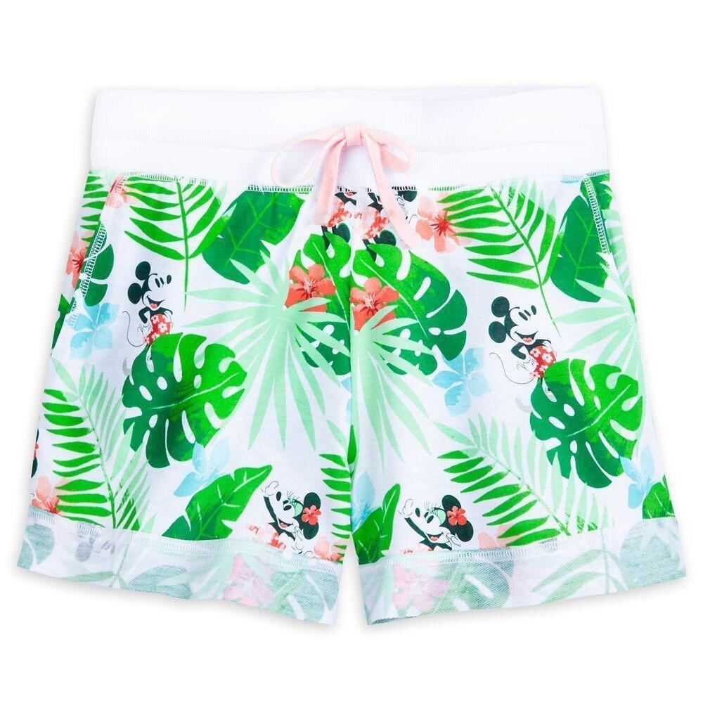 Disney Store Mickey and Minnie Mouse Tropical Hideaway shorts sz S